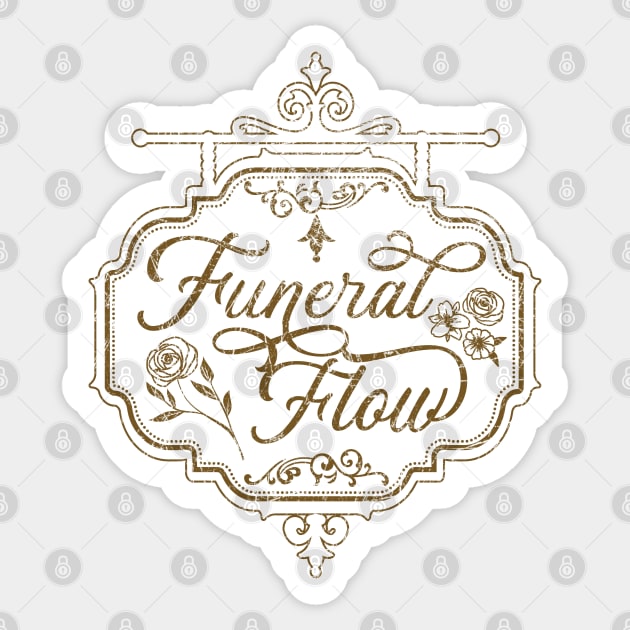 Funeral Flow Sticker by annapeachey